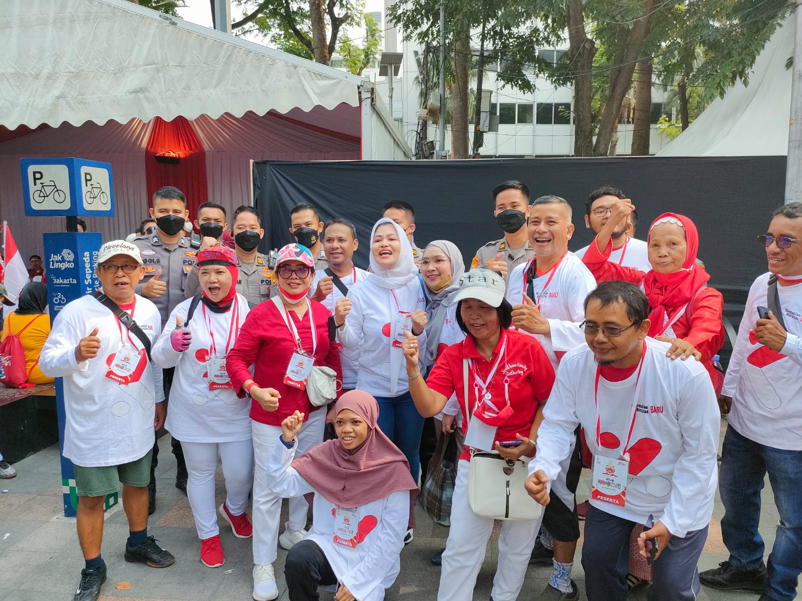 Relawan KITA Turut Meriahkan Kirab Merah Putih