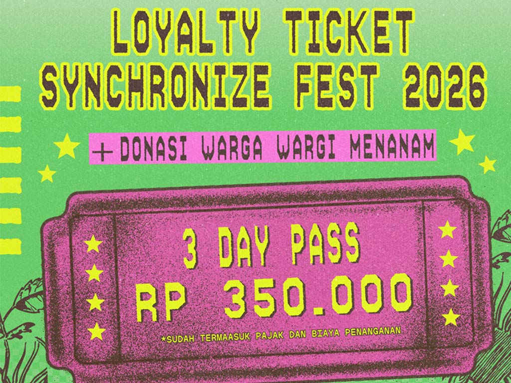 Loyalty ticket Synchronize Fest 2026. (Foto: Istimewa)