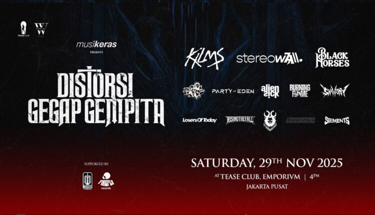 Poster promosi Distorsi Gegap Gempita. (Foto: Istimewa)