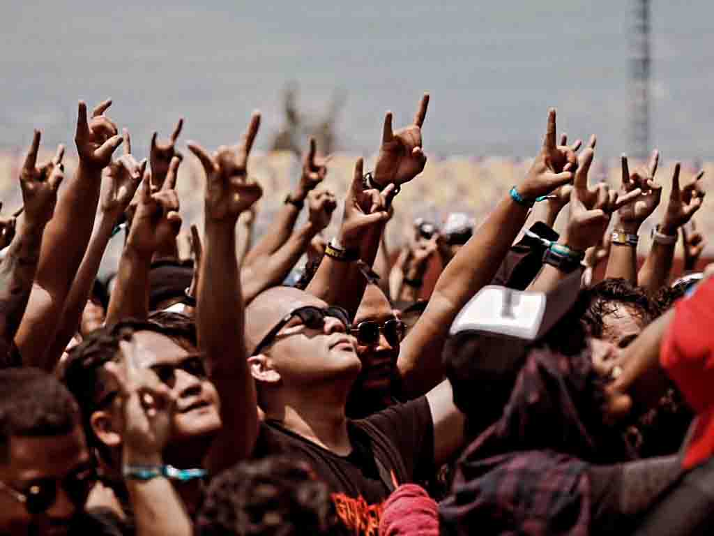 Ilustrasi penggemar musik keras alias Metalhead. (Foto: Instagram/raveljunardy)