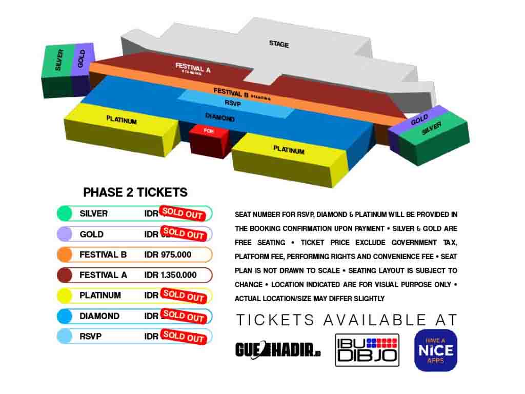 Harga Tiket Konser Kahitna 40 Tahun Fase 2