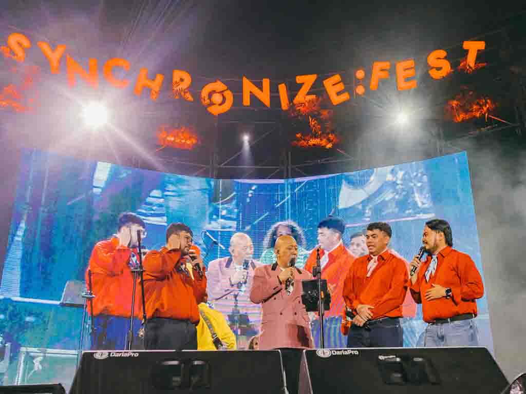 Dokumentasi program Tribute to Warkop DKI di panggung Synchronize Fest 2026. (Foto: Istimewa)